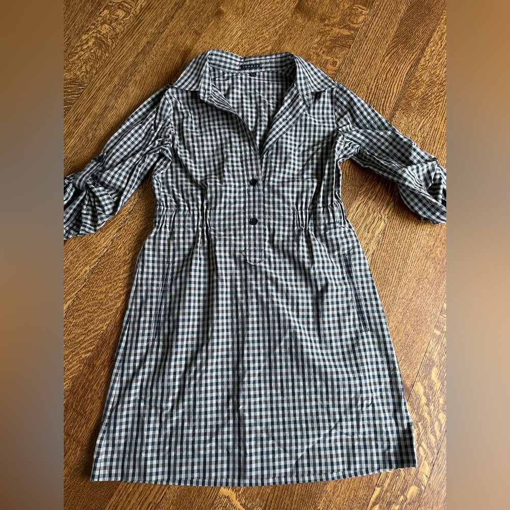 Theory Women’s Checkered Print Dress